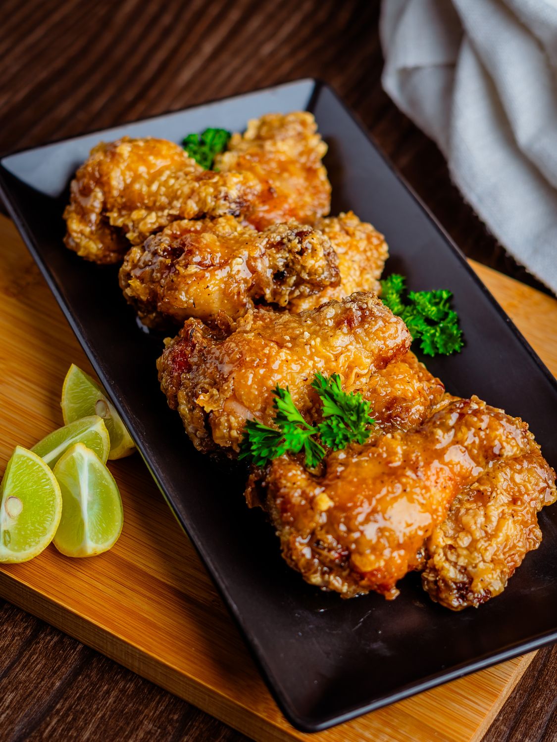 honey garlic wings